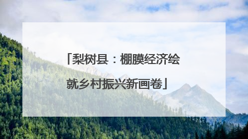 梨树县：棚膜经济绘就乡村振兴新画卷